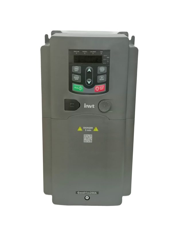 Convertizor de frecventa INVT GD200A- 5R5G/7R5P-S24, 5.5 kW, 14 A, (HD) / 7.5 kW, 18.5 A, (ND), 1x230/3x400 V 1 11 kW