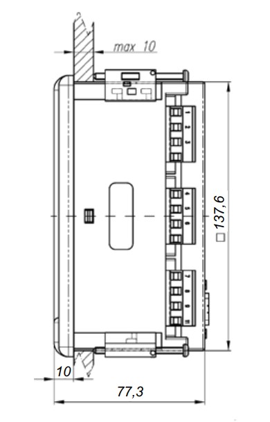 Analizor Lumel N100-21100E0, 3x230/400 V, intrare impuls, iesiri: 3 relee, analogica, impuls, RS485, Ethernet, inregistrare, RTC 2 intrare impuls