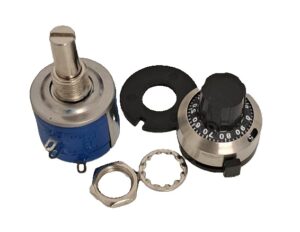 Potentiometru 10 k, 5 ture